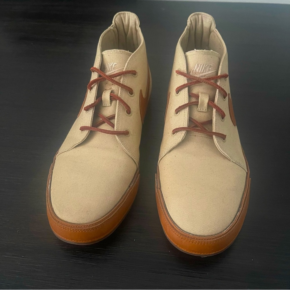 Nike ID lace up sneakers
